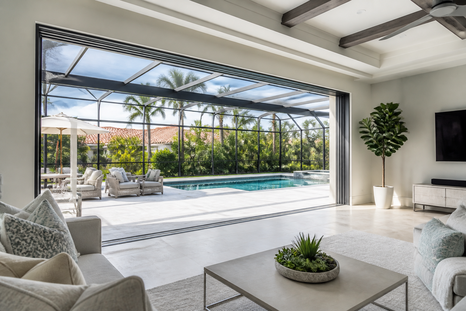3-Panel Sliding (3-Lite Roller) Windows in Miami, FL | Winslow Windows & Doors - detail 1
